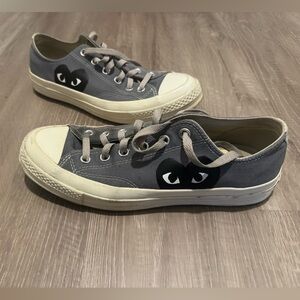 Comme des Garcons PLAY Blue Sneakers